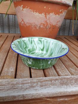 Glazed Enamel Bowl - medium